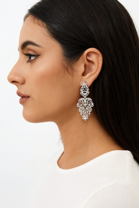 Agnes Earrings -Silver